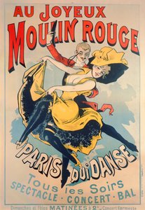 Paris tanzt im fröhlichen Moulin Rouge, ca. 1890